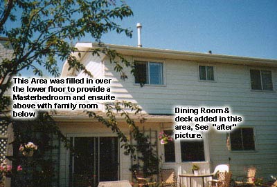 Mcginnis Residence Edmonton, AB - Rear Before